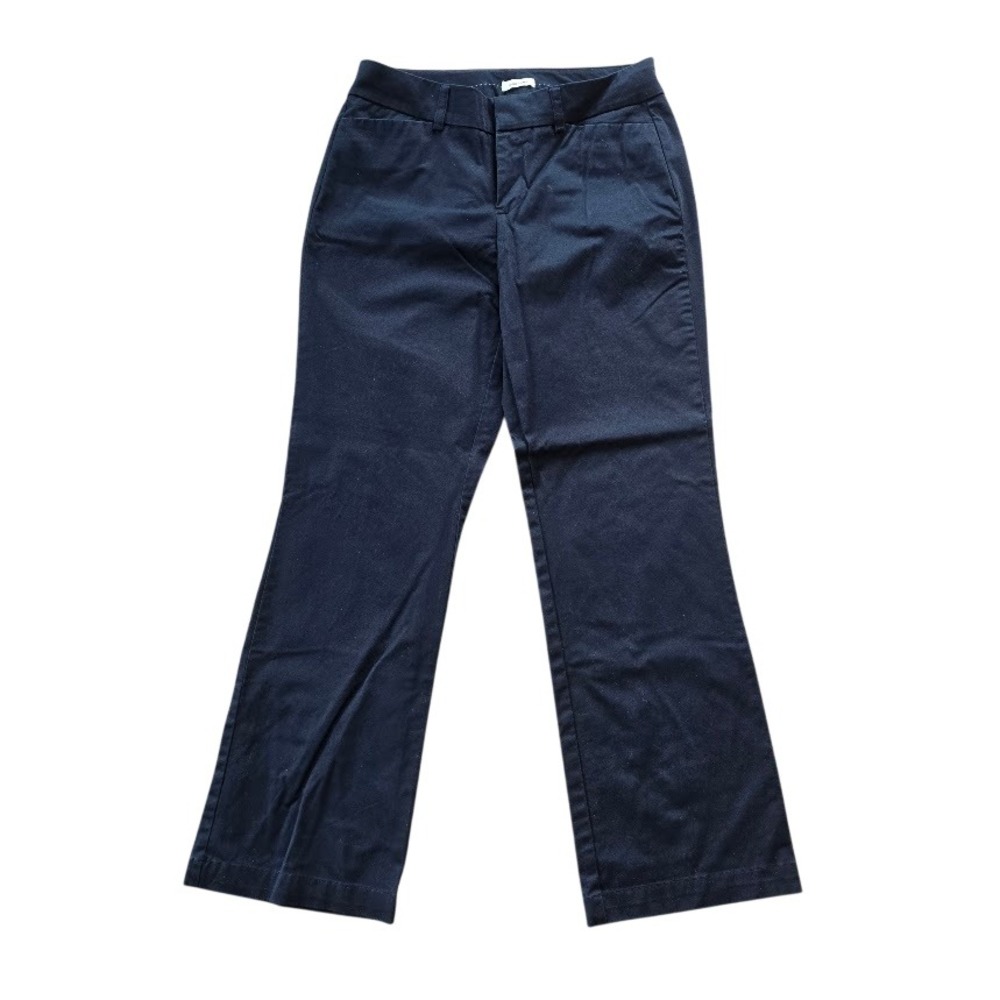Dockers Chino Trousers Womens 10M Navy Blue Dark Academia Business Casual